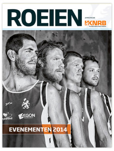 Cover Jaargids Roeien 2014 van de KNRB